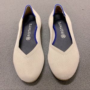 Retired Rothy’s Flax Birdseye Round Toe Flats